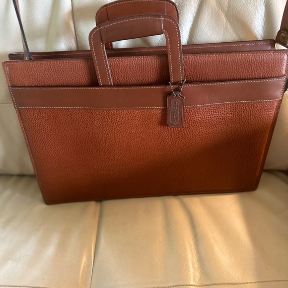 Vintage Coach Briefcase (Never Usef) - Picture 1 of 5